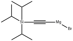 Magnesium, bromo[2-[tris(1-methylethyl)silyl]ethynyl]- Struktur