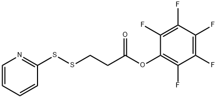 Perfluorophenyl 3-(pyridin-2-yldisulfanyl)propanoate Struktur