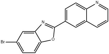 5-Bromo-2-(quinolin-6-yl)benzo[d]oxazole Struktur