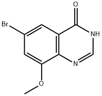 6-bromo-8-methoxy-3,4-dihydroquinazolin-4-one Struktur