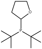 Bis(1,1-dimethylethyl)(tetrahydro-2-furanyl)phosphine Struktur