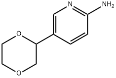 5-(1,4-dioxan-2-yl)pyridin-2-amine Struktur