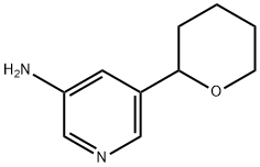 5-(tetrahydro-2H-pyran-2-yl)pyridin-3-amine Struktur