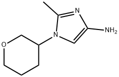 1-(Oxan-3-yl)-2-methylimidazol-4-amine Struktur