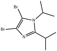 4,5-Dibromo-1,2-di(iso-propyl)-1H-imidazole Struktur