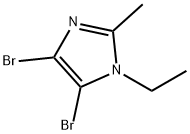 4,5-Dibromo-1-ethyl-2-methyl-1H-imidazole Struktur