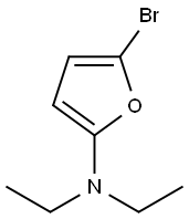 2-Bromo-5-(diethylamino)furan Struktur