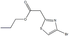 2-(4-Bromothiazole)-2-acetoxypropane Struktur