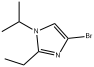 4-Bromo-1-(iso-propyl)-2-ethylimidazole Struktur