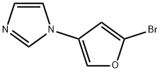 2-Bromo-4-(imidazol-1-yl)furan Struktur