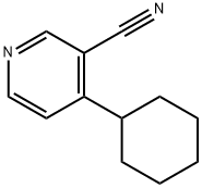 4-Cyclohexylnicotinonitrile Struktur