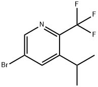 5-Bromo-3-(iso-propyl)-2-(trifluoromethyl)pyridine Struktur