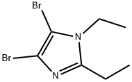 4,5-Dibromo-1,2-diethyl-1H-imidazole Struktur