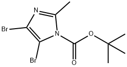 4,5-Dibromo-1-Boc-2-methyl-1H-imidazole Struktur