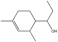 1-(2,4-dimethylcyclohex-3-en-1-yl)propan-1-ol Struktur