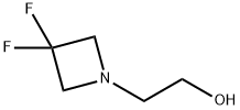 2-(3,3-difluoroazetidin-1-yl)ethan-1-ol Struktur