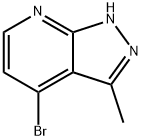 4-Bromo-3-methyl-1H-pyrazolo[3,4-b]pyridine Struktur