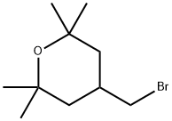 4-(bromomethyl)-2,2,6,6-tetramethyltetrahydro-2H-pyran Struktur