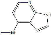 N-methyl-1H-pyrrolo[2,3-b]pyridin-4-amine Struktur