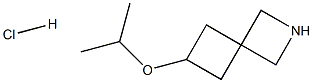 6-isopropoxy-2-azaspiro[3.3]heptane hydrochloride Struktur