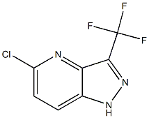 5-chloro-3-(trifluoromethyl)-1H-pyrazolo[4,3-b]pyridine Struktur