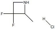 3,3-difluoro-2-methylazetidine hydrochloride Struktur