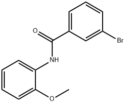 3-bromo-N-(2-methoxyphenyl)benzamide Struktur