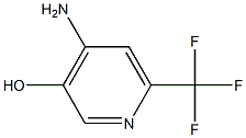 4-amino-6-(trifluoromethyl)pyridin-3-ol Struktur