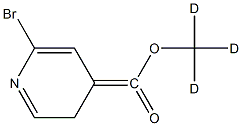 2-Bromo-4-(methoxy-d3-carbonyl)-pyridine Struktur