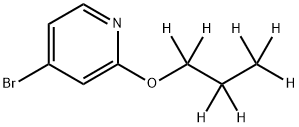 4-Bromo-2-(n-propoxy-d7)-pyridine Struktur