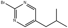 2-Bromo-5-(iso-butyl)pyrimidine Struktur