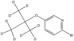 2-Bromo-5-(tert-butoxy-d9)-pyridine Struktur