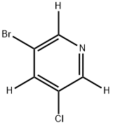 3-Bromo-5-chloropyridine-d3 Struktur