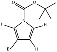 3-Bromo-1-Boc-pyrrole-2,4,5-d3 Struktur