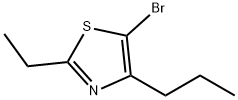 5-Bromo-4-(n-propyl)-2-ethylthiazole Struktur