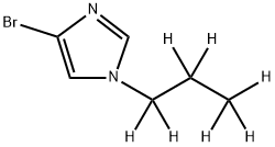 4-Bromo-1-(n-propyl-d7)-imidazole Struktur