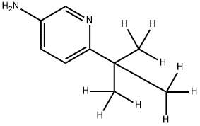 3-Amino-6-(tert-butyl-d9)-pyridine Struktur