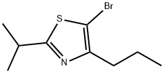 5-Bromo-4-(n-propyl)-2-(iso-propyl)thiazole Struktur