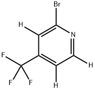 2-Bromo-4-trifluoromethylpyridine-d3 Struktur