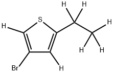 3-Bromo-5-ethylthiophene-d7 Struktur