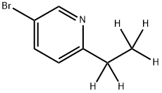 3-Bromo-6-(ethyl-d5)-pyridine Struktur