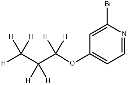 2-Bromo-4-(n-propoxy-d7)-pyridine Struktur