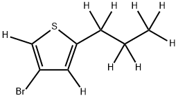 3-Bromo-5-(n-propyl)thiophene-d9 Struktur