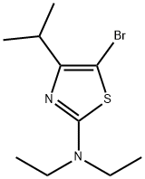 5-Bromo-4-(iso-propyl)-2-(diethylamino)thiazole Struktur