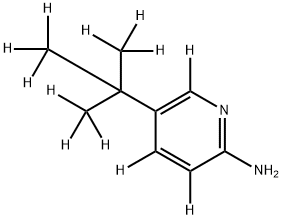 2-Amino-5-(tert-butyl)pyridine-d12 Struktur