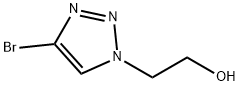 4-Bromo-1-(hydroxyethyl)-1,2-3-triazine Struktur