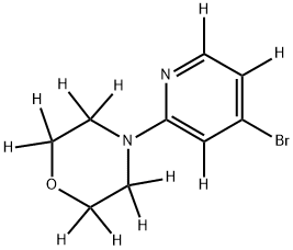 4-Bromo-2-(morpholino)pyridine-d11 Struktur