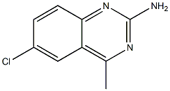 6-chloro-4-methylquinazolin-2-amine Struktur