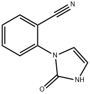 2-(2-oxo-2,3-dihydro-1H-imidazol-1-yl)benzonitrile Struktur