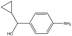 (4-aminophenyl)(cyclopropyl)methanol Struktur